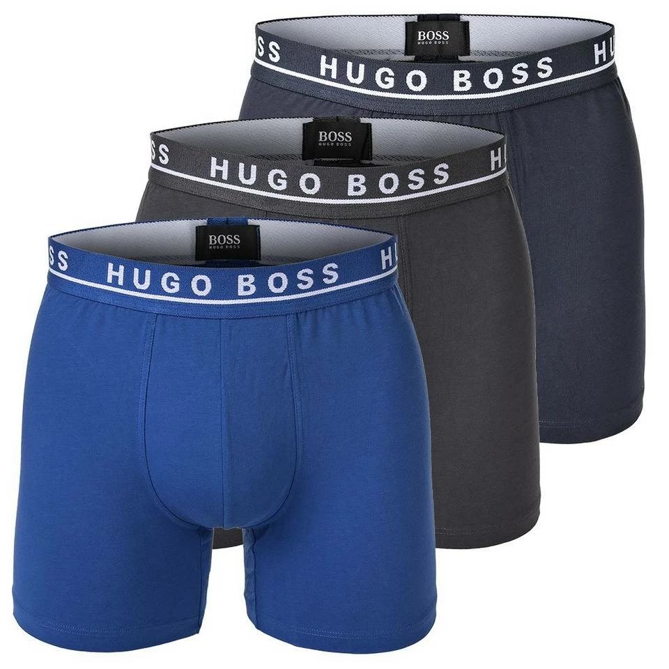 Boss Boxershorts »3x Hugo Boss Boxer Brief Cotton Stretch« (3 Stück) eng anliegende Boxershorts Schwarz(001), Blau, Mix(999), Weiss(100) 18 Boss Boxershorts »3x Hugo Boss Boxer Brief Cotton Stretch« (3 Stück) eng anliegende Boxershorts Schwarz(001), Blau, Mix(999), Weiss(100) – Bild 18