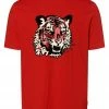 Boss T-Shirt »Tiburt 273_LNY« Rot, Schwarz