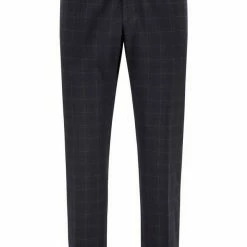 Boss Stoffhose »Karierte Hose H-Genius«