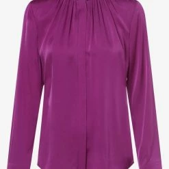 Boss Klassische Bluse »Banora12« Nude, Blau (421), Purple -Hugo Boss Verkäufe 0619ce36 d50e 5335 81d3 7bec40616b33