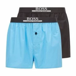 Boss Boxershorts »Woven Boxer EW« (2 Stück) Web-Boxer Pyjama Shorts legerer Schnitt aus reiner Baumwolle mit Logo-Bund Schwarz, Schwarz 2, Weiß#ft5_slash#Blau, Blau 17 Boss Boxershorts »Woven Boxer EW« (2 Stück) Web-Boxer Pyjama Shorts legerer Schnitt aus reiner Baumwolle mit Logo-Bund Schwarz, Schwarz 2, Weiß#ft5_slash#Blau, Blau -Hugo Boss Verkäufe 07468b03 cad7 5337 81e7 cfaeab7fa255
