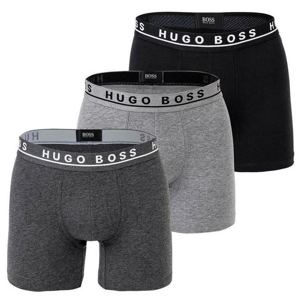 Boss Boxershorts »3x Hugo Boss Boxer Brief Cotton Stretch« (3 Stück) eng anliegende Boxershorts Schwarz(001), Blau, Mix(999), Weiss(100) 25 Boss Boxershorts »3x Hugo Boss Boxer Brief Cotton Stretch« (3 Stück) eng anliegende Boxershorts Schwarz(001), Blau, Mix(999), Weiss(100) – Bild 25