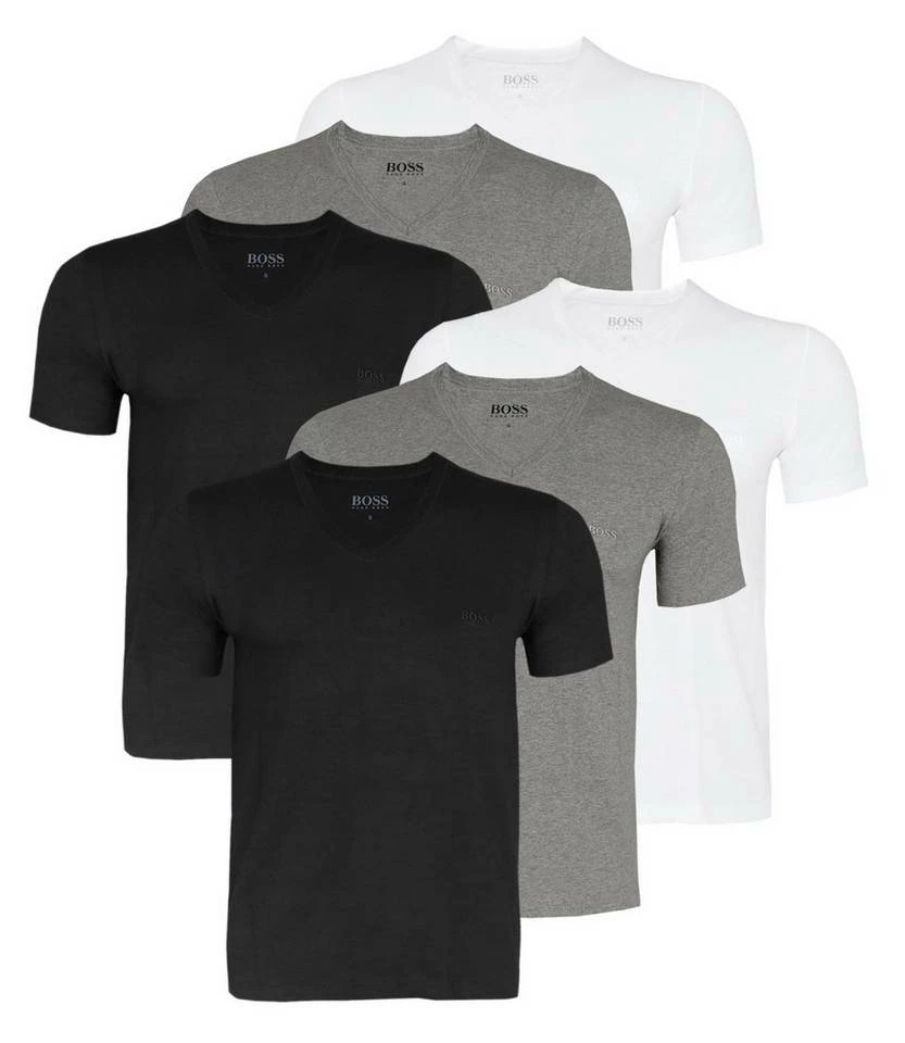 Boss Unterziehshirt »Business T-Shirts« (6 Stück), mit fein geripptem V-Ausschnitt 001 black, 100 white, 999 mix, 497 black #ft5_slash# navy #ft5_slash# grey 6 Boss Unterziehshirt »Business T-Shirts« (6 Stück), mit fein geripptem V-Ausschnitt 001 black, 100 white, 999 mix, 497 black #ft5_slash# navy #ft5_slash# grey – Bild 6