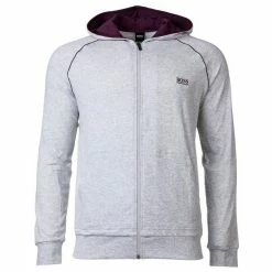 Boss Sweatshirt »Herren Sweat-Jacke - Hooded Jacket, Mix & Match,« Hellgrün, Dunkelblau, 040 silver grey, Blau -Hugo Boss Verkäufe 13c05563 fd28 51e4 875f fcee8fc85518