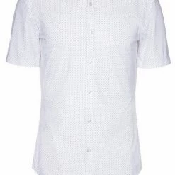 Boss Kurzarmhemd »Kurzarm-Hemd Ronn_F« Dunkelblau (404), Weiß (100) -Hugo Boss Verkäufe 14830714 e3a2 5d58 822c 281bad9a19b4