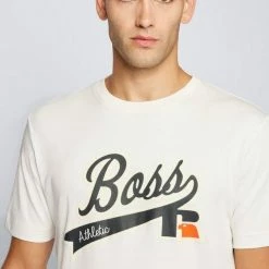 Boss T-Shirt »X RUSSELL ATHLETIC T-Shirt T_RA_3« Orange (821), Dunkelblau (410), Naturweiß (118) -Hugo Boss Verkäufe 160b4b39 cb29 57e8 ba5d 8aa52a6179fa