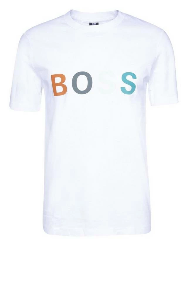 Boss T-Shirt »T-Shirt Tiburt« Hellblau (452), Weiß (100) 9 Boss T-Shirt »T-Shirt Tiburt« Hellblau (452), Weiß (100) – Bild 9