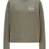 Boss T-Shirt »Damen Sweatshirt "C_Elina1_Active"« Weiss (10), Silber (12), Grün (43)
