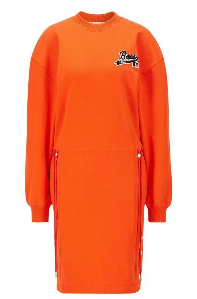 Boss Midikleid »X RUSSELL ATHLETIC Kleid C_Eyona_RA« Naturweiß (118), Orange (821) 9 Boss Midikleid »X RUSSELL ATHLETIC Kleid C_Eyona_RA« Naturweiß (118), Orange (821) – Bild 9