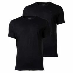 Boss T-Shirt »Herren T-Shirt, 2er Pack - Unterhemd, Halbarm,« Schwarz, Weiß