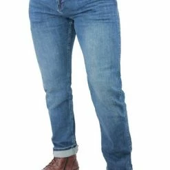 Boss 5-Pocket-Jeans »Hugo Boss Herren Slim-Fit Jeanshose Delaware« Hellblau, Blau