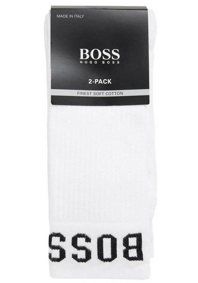 Boss Sportsocken »2P RS Sport« (2-Paar) mit Plüschsohle Weiß, Schwarz 5 Boss Sportsocken »2P RS Sport« (2-Paar) mit Plüschsohle Weiß, Schwarz – Bild 5