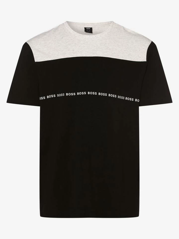 Boss T-Shirt Hellgrau aqua, Schwarz 11 Boss T-Shirt Hellgrau aqua, Schwarz – Bild 11