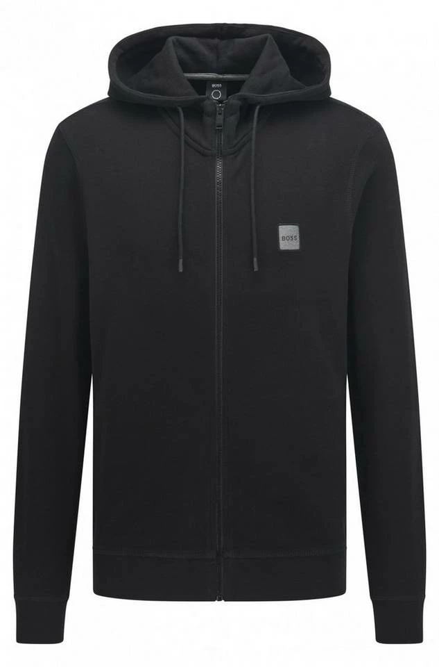 Boss Kapuzensweatjacke »Relaxed-Fit Kapuzen-Sweatshirt aus French Terry mit Logo-Aufnäher« (1-tlg) 1 Boss Kapuzensweatjacke »Relaxed-Fit Kapuzen-Sweatshirt aus French Terry mit Logo-Aufnäher« (1-tlg)