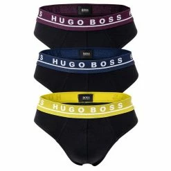 Boss Slip »Herren Slips, 3er Pack - Briefs, Logobund, Cotton« Schwarz#ft5_slash#Grau#ft5_slash#Weiß, Schwarz#ft5_slash#Grau#ft5_slash#Lila, Schwarz -Hugo Boss Verkäufe 31dcac59 4eb9 5f23 87a2 19b58c6a243f