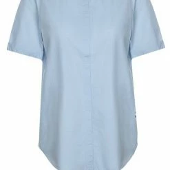 Boss Klassische Bluse »Bluse C_Befelina« Hellblau (450), Weiß (100)