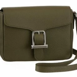 Boss Umhängetasche »Kristin«, aus hochwertigem Leder Dunkelbraun, Beige, Dunkelgrün -Hugo Boss Verkäufe 3d868140 f853 5127 9843 e8f9b295f190