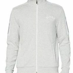 Boss Sweater »Hugo Boss Sweatjacke Skaz weiß/ grau«