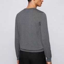 Boss Strickpullover »Pullover aus Schurwolle mit Rundhalsausschnitt« (1-tlg) -Hugo Boss Verkäufe 44190620 71ac 548b 963d e7a56f9e6743