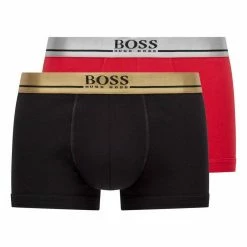 Boss Trunk »Trunk 2P Gift« (2 Stück) mit gold bzw. silber glänzendem Komfortbund