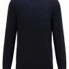 Boss Strickpullover »Herren Pullover PACAS-L« Schwarz (15), Darkblue (83), Grün (43)
