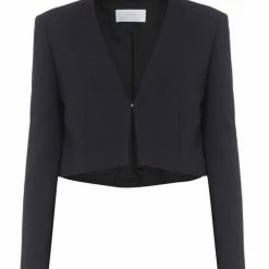 Boss Kurzblazer »HUGO BOSS Jianila Kurz-Blazer edles Damen Sakko mit Hakenverschluss Business-Blazer Schwarz« -Hugo Boss Verkäufe 48789e60 e2c0 5b99 a5c0 19e28359e313