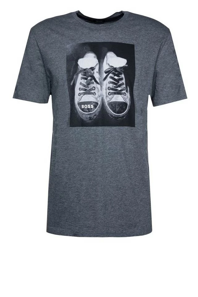 Boss T-Shirt »T-Shirt Ninetees« Schwarz (001), Anthrazit (021) 6 Boss T-Shirt »T-Shirt Ninetees« Schwarz (001), Anthrazit (021) – Bild 6