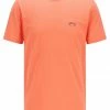 Boss T-Shirt »Herren T-Shirt "Tee Curved"« Stoned blue (81), Rot (74)