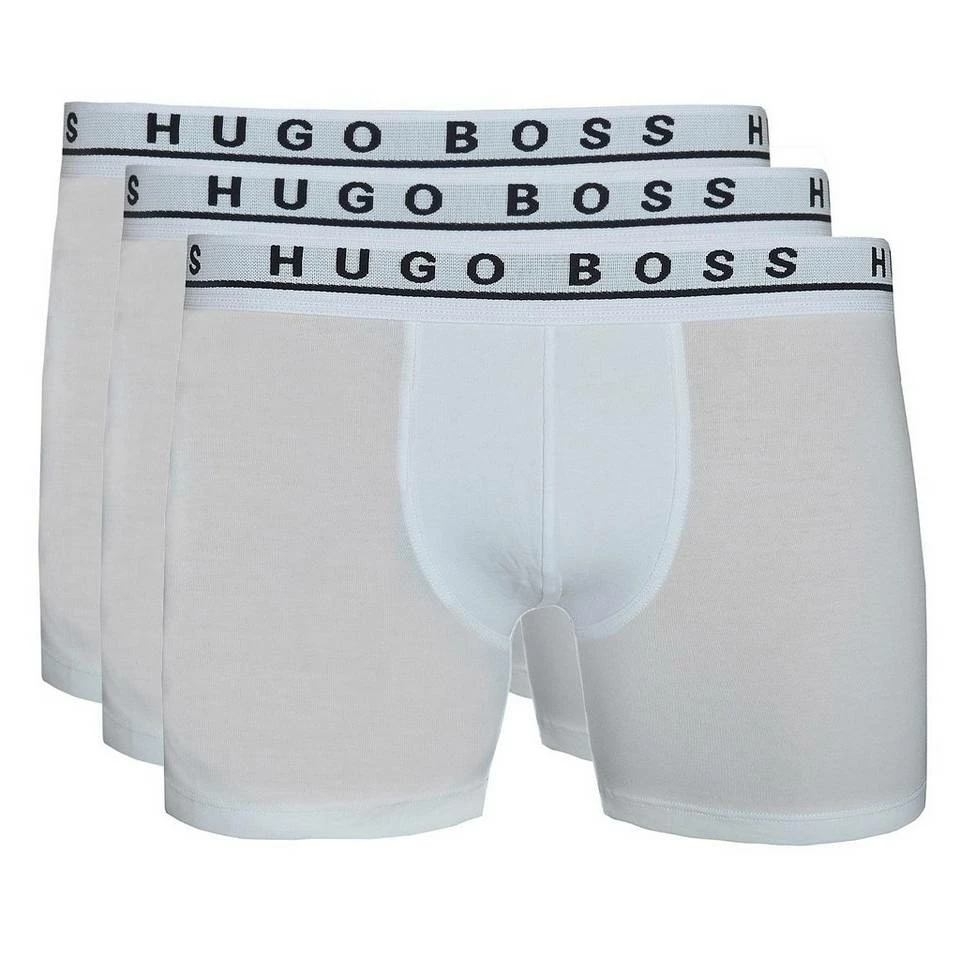 Boss Boxershorts »3x Hugo Boss Boxer Brief Cotton Stretch« (3 Stück) eng anliegende Boxershorts Schwarz(001), Blau, Mix(999), Weiss(100) 2 Boss Boxershorts »3x Hugo Boss Boxer Brief Cotton Stretch« (3 Stück) eng anliegende Boxershorts Schwarz(001), Blau, Mix(999), Weiss(100) – Bild 2