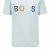 Boss T-Shirt »T-Shirt Tiburt« Hellblau (452), Weiß (100)