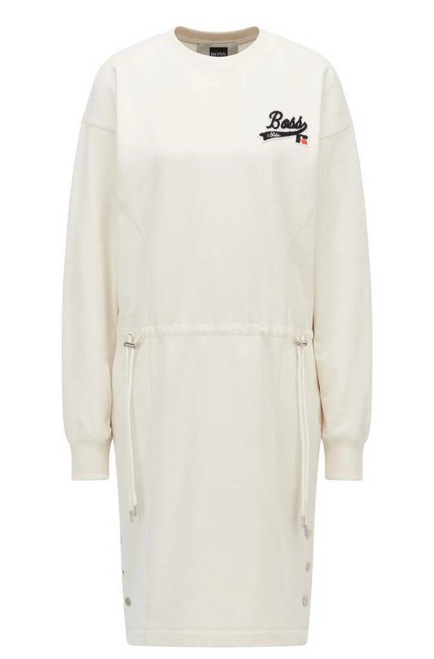 Boss Midikleid »X RUSSELL ATHLETIC Kleid C_Eyona_RA« Naturweiß (118), Orange (821) 10 Boss Midikleid »X RUSSELL ATHLETIC Kleid C_Eyona_RA« Naturweiß (118), Orange (821) – Bild 10