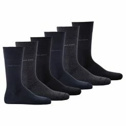 Boss Kurzsocken »Herren Socken, 6er Pack - Finest Soft Cotton, RS« Schwarz, Mehrfarbig