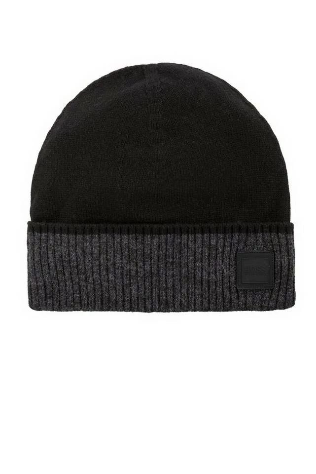 Boss Strickmütze »Mütze Akotan« Dunkelblau (404), Gelb (735) 2 Boss Strickmütze »Mütze Akotan« Dunkelblau (404), Gelb (735) – Bild 2