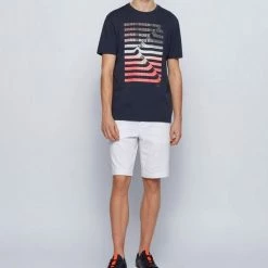 Boss T-Shirt »T-Shirt Teeonic« Weiss (10), Dunkelblau (410) -Hugo Boss Verkäufe 651fdcdc e4d1 53a2 a6d5 f8de86670118