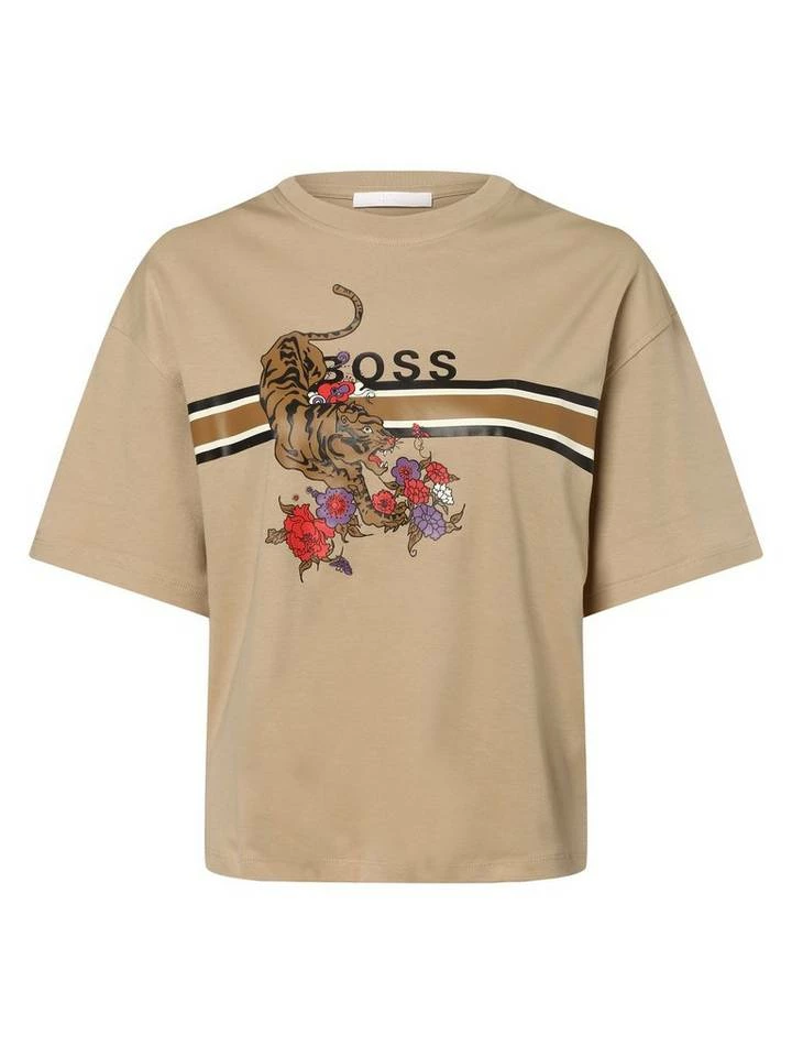 Boss T-Shirt »Evina_LNY« Schwarz, Beige 7 Boss T-Shirt »Evina_LNY« Schwarz, Beige – Bild 7