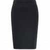 Boss Bleistiftrock »Bleistiftrock Vilea« Schwarz (001), Dunkelblau (480)