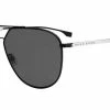 Boss Sonnenbrille »BOSS 0994/F/S« Silberfarben, Schwarz