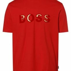 Boss T-Shirt »Tiburt 273_LNY« Rot, Schwarz