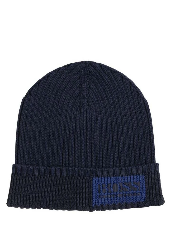 Boss Beanie »Arebo« Rot, Marine 3 Boss Beanie »Arebo« Rot, Marine – Bild 3