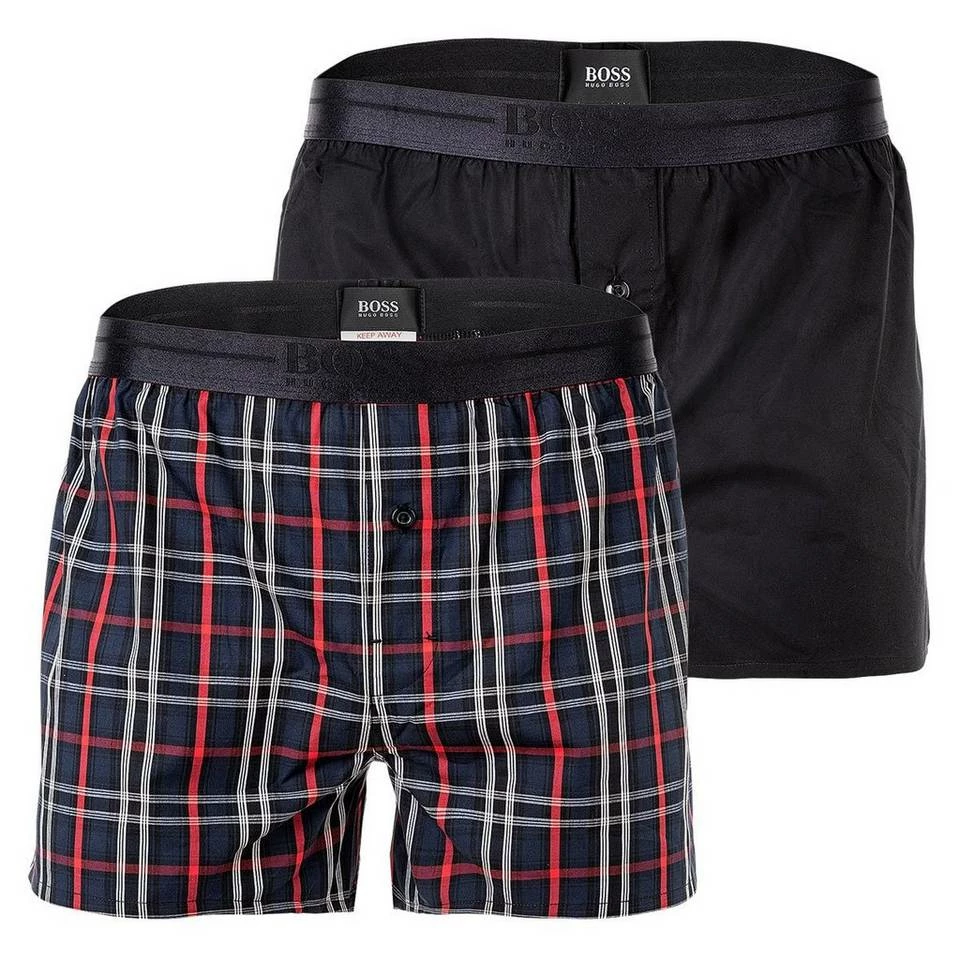 Boss Boxershorts »Woven Boxer EW« (2 Stück) Web-Boxer Pyjama Short Baumwollpopeline Dunkelblau, Hellrot, Dark Blue (403), Light-Pastel Red (630) 3 Boss Boxershorts »Woven Boxer EW« (2 Stück) Web-Boxer Pyjama Short Baumwollpopeline Dunkelblau, Hellrot, Dark Blue (403), Light-Pastel Red (630) – Bild 3