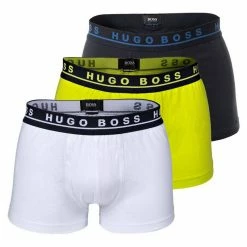 Boss Boxer »Herren Boxer Shorts, 3er Pack - Trunks, Logobund,« Schwarz, Schwarz#ft5_slash#Weiß#ft5_slash#Grün, Rot#ft5_slash#Blau -Hugo Boss Verkäufe 83ccc045 6274 5747 9a6b c5bb9aad8041