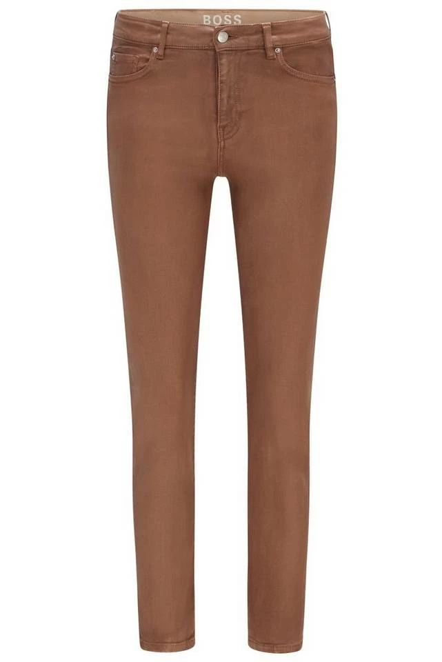 Boss Slim-fit-Jeans »Jeans Slim Crop 1.0« Braun (235), Schwarz (001) 7 Boss Slim-fit-Jeans »Jeans Slim Crop 1.0« Braun (235), Schwarz (001) – Bild 7