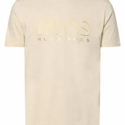 Boss T-Shirt »Tee 3« Schwarz, Ecru
