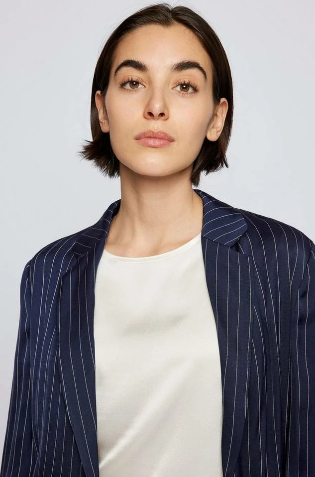 Boss T-Shirt »T-Shirt Esandy« Naturweiß (118), Schwarz (001) 2 Boss T-Shirt »T-Shirt Esandy« Naturweiß (118), Schwarz (001) – Bild 2