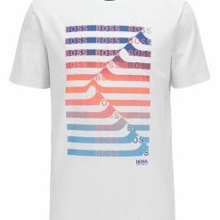 Boss T-Shirt »T-Shirt Teeonic« Weiss (10), Dunkelblau (410) -Hugo Boss Verkäufe 98a93cb8 37e8 555d 9467 6875151b0710