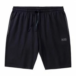 Boss Shorts kleine Logo Stickerei Schwarz, Navy