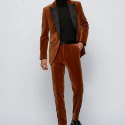 Boss Stoffhose »Smoking-Hose H-Genius« Dunkelblau (404), Braun (215) -Hugo Boss Verkäufe 992b9fef bf30 5fc8 a96d 9c95a0ed4af1