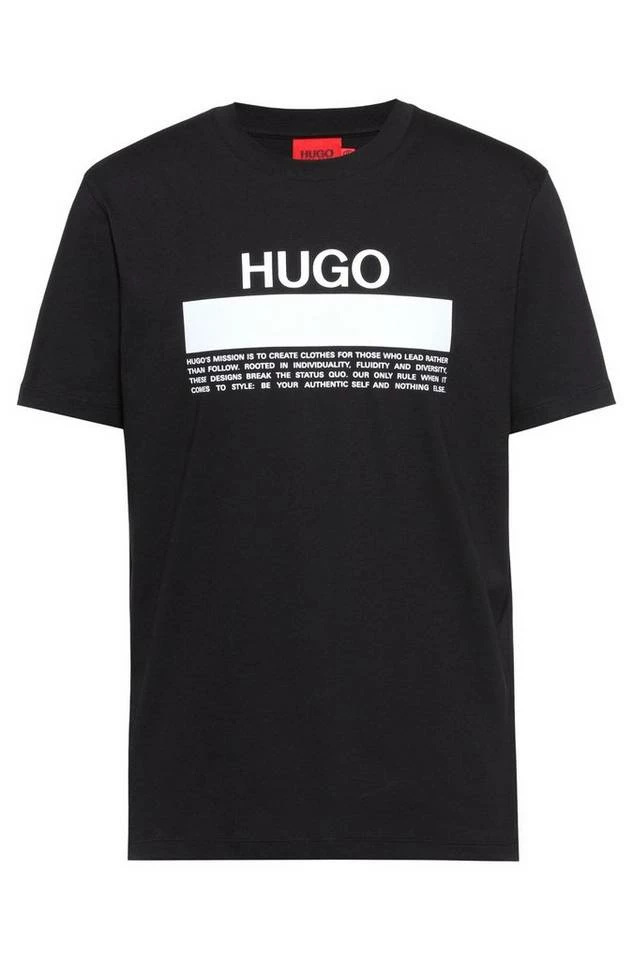 Boss T-Shirt »T-Shirt aus Baumwoll-Jersey mit Manifesto-Logo« (1-tlg) 1 Boss T-Shirt »T-Shirt aus Baumwoll-Jersey mit Manifesto-Logo« (1-tlg)