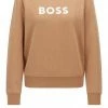 Boss Sweatshirt »Sweatshirt C_Elaboss« Blau (417), Weiß (100), Beige (260)