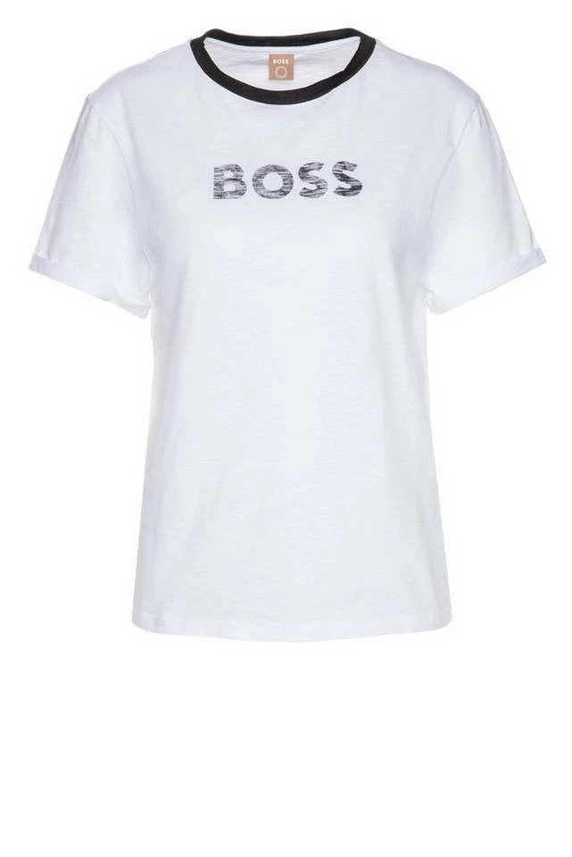 Boss T-Shirt »T-Shirt C_Emoi1« Weiß (100), Blau (417) 7 Boss T-Shirt »T-Shirt C_Emoi1« Weiß (100), Blau (417) – Bild 7